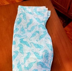 Lilly pullitzer beautiful blue capris